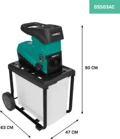 VONROC Stille Hakselaar/Shredder 2800W – Voor Takken Tot Ø45mm – Incl. 60L Opvangbak & Duwstok 11 VONROC Stille Hakselaar/Shredder 2800W – Voor Takken Tot Ø45mm – Incl. 60L Opvangbak & Duwstok -Tuingereedschap Winkel 1034x1200