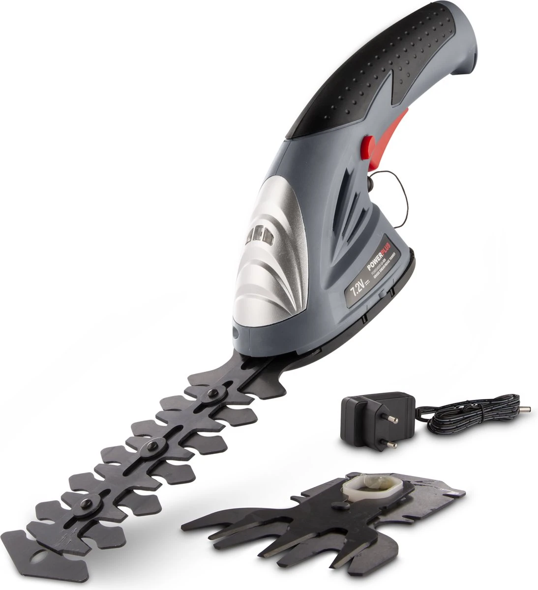 Powerplus POWEG4500 Gras-/Heggenschaar Accu - 7.2V - Snoeien En Knippen - Zwaardlengte 83/120mm - Mesafstand 8mm - Incl. 1,5Ah Accu En Lader - Haagschaar Voor Tuinonderhoud 3 Powerplus POWEG4500 Gras-/Heggenschaar Accu - 7.2V - Snoeien En Knippen - Zwaardlengte 83/120mm - Mesafstand 8mm - Incl. 1,5Ah Accu En Lader - Haagschaar Voor Tuinonderhoud