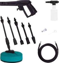 VONROC Hogedrukreiniger V14-2 - 1400W – 110 Bar – 390 L/h – Incl. 5m Slang, Reinigingsmiddelen Flesje, Terrasreiniger En Meer -Tuingereedschap Winkel 1142x1200 2