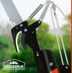 Gardebruk Takkenzaag Telescopisch - 2in1 Zaag & Snoeischaar - Oranje -Tuingereedschap Winkel 1188x1200 2