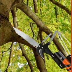 Gardebruk Takkenzaag Telescopisch - 2in1 Zaag & Snoeischaar - Oranje -Tuingereedschap Winkel 1189x1200