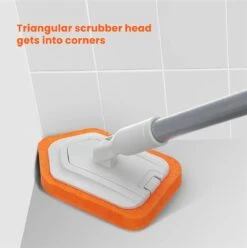 Merkloos Vloerschrobber - Bad Tegel Borstel Scrubber - Met 107cm Verstelbaar Lange - Voor Reiniging Badkamer Keuken Keramische Tegel - Oranje -Moederdag Cadeautje -Tuingereedschap Winkel 1197x1200 2
