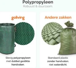 Goliving Tuinafvalzak - Set Van 2- Tuinafvalzakken Opvouwbaar - Tuinzak - Tuinafvalemmer - 2x 280 Liter - Groen 12 Goliving Tuinafvalzak - Set Van 2- Tuinafvalzakken Opvouwbaar - Tuinzak - Tuinafvalemmer - 2x 280 Liter - Groen -Tuingereedschap Winkel 1200x1068 1