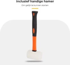 Maatworkz - Houtklover + Hamer - Houtsplijter - Houtkliever - Houtklover Voor Aanmaakhout - Gietijzer - Zwart -Tuingereedschap Winkel 1200x1110