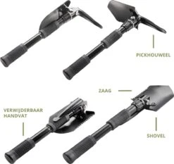 MacGyver Pikhouweelset En Schep - Opvouwbaar Pioniersschep - Zaag - Veldschep Inklapbaar - IJzer -Tuingereedschap Winkel 1200x1134 1