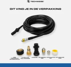 Techweise - Rioolslang Voor O.a. Kärcher - 15M - Met Roterende En Voorwaartse Kop 12 Techweise - Rioolslang Voor O.a. Kärcher - 15M - Met Roterende En Voorwaartse Kop -Tuingereedschap Winkel 1200x1145 2