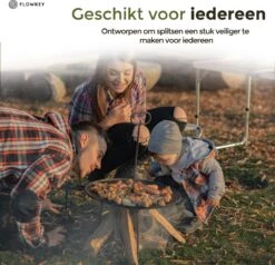 Flowkey® Houtklover XL - Houtsplijter Bijl - Houtkliever Kloofwig Gietijzer - Voor Hout & Aanmaakhout - Inclusief Gratis Bevestigingsset -Tuingereedschap Winkel 1200x1158 3