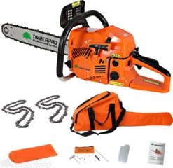 TIMBERPRO - Kettingzaag – Benzine - 62 Cc - Zwaardlengte 50 Cm - Transportzak - 2e Ketting 13 TIMBERPRO - Kettingzaag – Benzine - 62 Cc - Zwaardlengte 50 Cm - Transportzak - 2e Ketting -Tuingereedschap Winkel 1200x1165 2