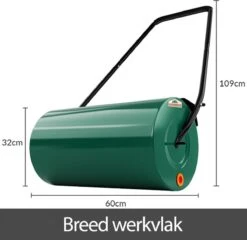 Gardebruk Tuinwals 60cm - 50L Vulvolume Staaltrommel - Groen -Tuingereedschap Winkel 1200x1168 5