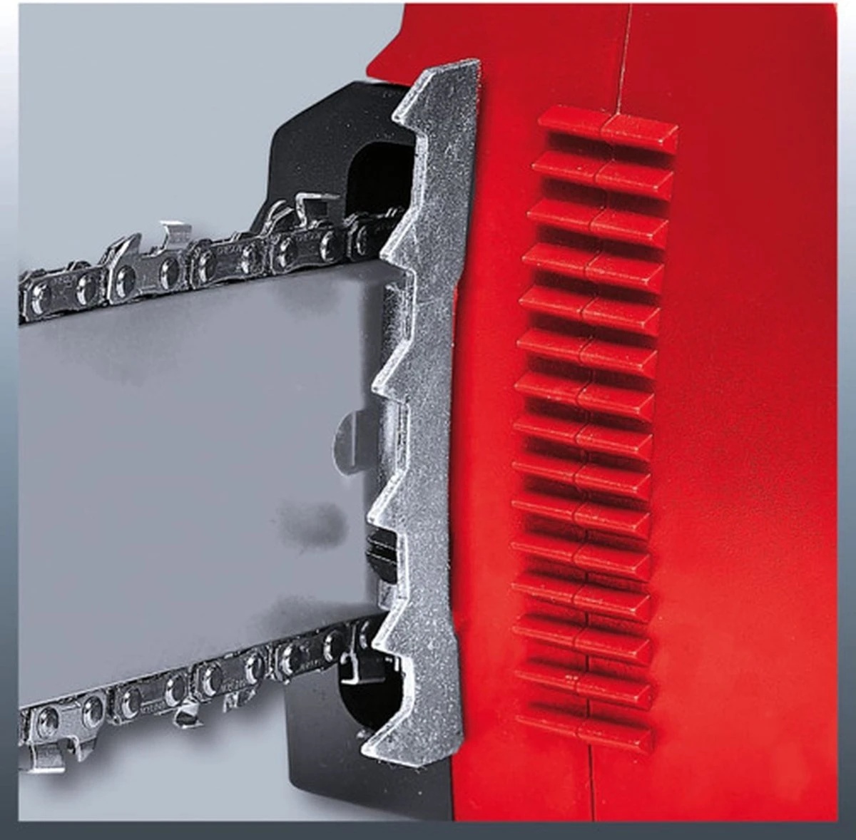 Einhell Accu Kettingzaag GE-LC 18 Li-Solo Power X-Change (Li-Ion, 18 V, 25 Cm Zwaardlengte, 23 Cm Snijlengte, Terugslagbescherming, Kettingvangbout, Zonder Accu En Lader) 14 Einhell Accu Kettingzaag GE-LC 18 Li-Solo Power X-Change (Li-Ion, 18 V, 25 Cm Zwaardlengte, 23 Cm Snijlengte, Terugslagbescherming, Kettingvangbout, Zonder Accu En Lader) - Afbeelding 12