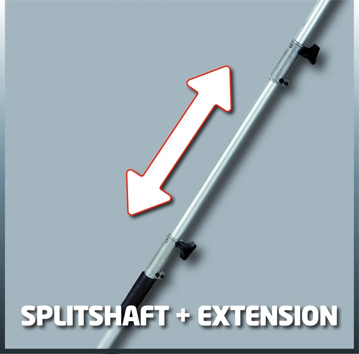 Einhell Telescoop Heggenschaar GC-HH 9048 (900 W - Snijkop Kantelbaar - Metalen Tandwielaandrijving - Telescopische Geleidesteel 50 Cm Verlengbaar - Extra Verstelbare Handgreep - Inclusief Draagriem) 9 Einhell Telescoop Heggenschaar GC-HH 9048 (900 W - Snijkop Kantelbaar - Metalen Tandwielaandrijving - Telescopische Geleidesteel 50 Cm Verlengbaar - Extra Verstelbare Handgreep - Inclusief Draagriem) - Afbeelding 7