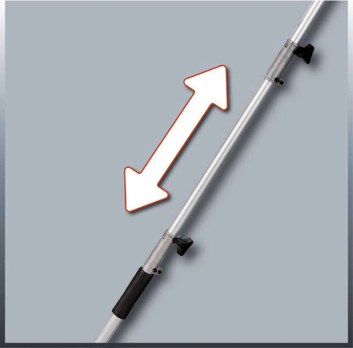 Einhell Telescoop Heggenschaar GC-HH 9048 (900 W - Snijkop Kantelbaar - Metalen Tandwielaandrijving - Telescopische Geleidesteel 50 Cm Verlengbaar - Extra Verstelbare Handgreep - Inclusief Draagriem) 14 Einhell Telescoop Heggenschaar GC-HH 9048 (900 W - Snijkop Kantelbaar - Metalen Tandwielaandrijving - Telescopische Geleidesteel 50 Cm Verlengbaar - Extra Verstelbare Handgreep - Inclusief Draagriem) - Afbeelding 12