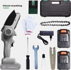 Mardin Mini Kettingzaag - Snoeizaag - Kettingzaag - Kettingzaag Electrisch Met 2 Accu - Inclusief Koffer - 1 Extra Accu - Grijs 19 Mardin Mini Kettingzaag - Snoeizaag - Kettingzaag - Kettingzaag Electrisch Met 2 Accu - Inclusief Koffer - 1 Extra Accu - Grijs -Tuingereedschap Winkel 1200x1193 3