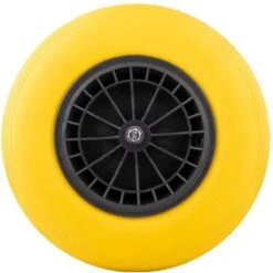 Merkloos Anti Lek Kruiwagenwiel 4.80/4.00-8 | Met As | Geel -Tuingereedschap Winkel 1200x1198 8