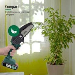 Mardin Mini Kettingzaag - Snoeizaag - Kettingzaag - Kettingzaag Electrisch Met 2 Accu - Inclusief Koffer - 1 Extra Accu - Groen -Tuingereedschap Winkel 1200x1199 8