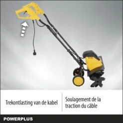 Powerplus POWXG72010 Tuinfrees - 1500W - Werkbreedte 450mm - Werkdiepte Max. 220mm - Incl. 6 Messen En Wielen -Tuingereedschap Winkel 1200x1200 120