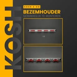 Merkloos Stevige Bezemhouder - Aluminium - Ophangsysteem Bezem - 5 Haken & 4 Houders - Gereedschaphouder - Opbergsysteem 12 Merkloos Stevige Bezemhouder - Aluminium - Ophangsysteem Bezem - 5 Haken & 4 Houders - Gereedschaphouder - Opbergsysteem -Tuingereedschap Winkel 1200x1200 129