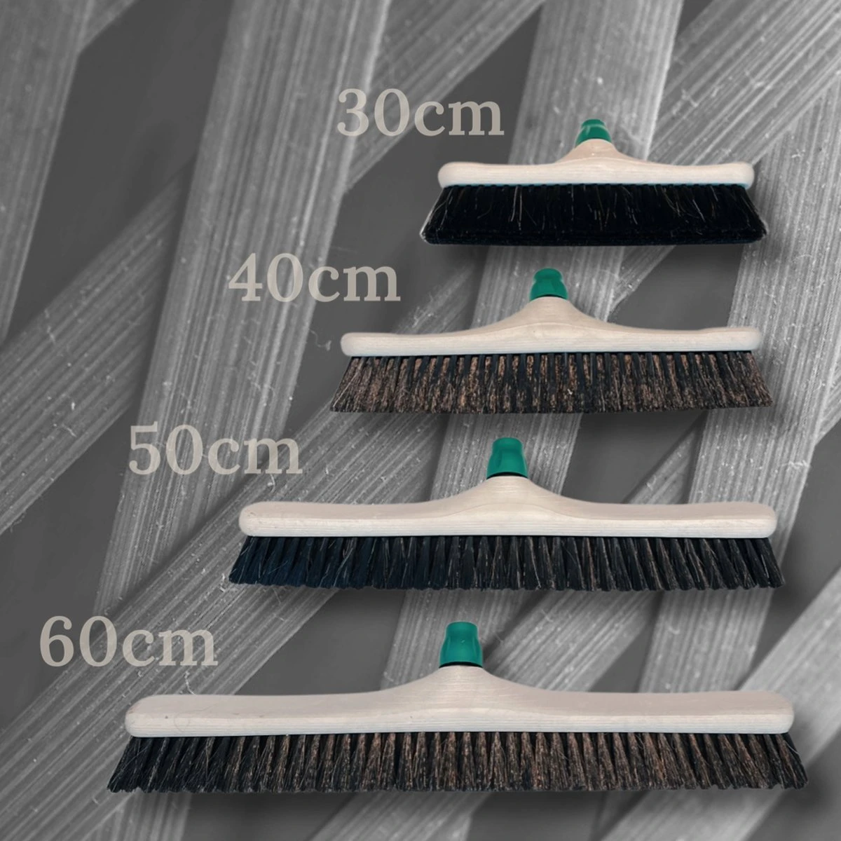 MAUS Bezem Binnen 60cm - Zachte Paardenhaar Zaalveger Met Steel 150cm - Gerecycled - Made In EU - Zeer Robuust 5 MAUS Bezem Binnen 60cm - Zachte Paardenhaar Zaalveger Met Steel 150cm - Gerecycled - Made In EU - Zeer Robuust - Afbeelding 3