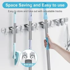 BOTC Bezemhouder - 5 Houders 6 Haken Bezem Ophangsysteem - Zeflklevend - Opbergsysteem - Ophanghaken - Tuingereedschap - Gereedschap Opbergen 10 BOTC Bezemhouder - 5 Houders 6 Haken Bezem Ophangsysteem - Zeflklevend - Opbergsysteem - Ophanghaken - Tuingereedschap - Gereedschap Opbergen -Tuingereedschap Winkel 1200x1200 191