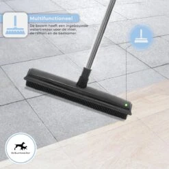 De Blaffende Kat 2 In 1 Rubberen Bezem – Bezem Binnen & Buiten – Vloerwisser Met Steel - Vloertrekker – Veger - Extra Lang 160cm 17 De Blaffende Kat 2 In 1 Rubberen Bezem – Bezem Binnen & Buiten – Vloerwisser Met Steel - Vloertrekker – Veger - Extra Lang 160cm -Tuingereedschap Winkel 1200x1200 212