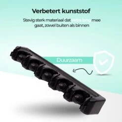 CLEANLY® Bezemhouder - Ophangsysteem Voor Tuingereedschap - Bezem Ophangsysteem - Gereedschapshouder Met Ophanghaken - ABS -Tuingereedschap Winkel 1200x1200 229