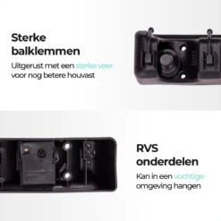 CLEANLY® Bezemhouder - Ophangsysteem Voor Tuingereedschap - Bezem Ophangsysteem - Gereedschapshouder Met Ophanghaken - ABS -Tuingereedschap Winkel 1200x1200 233