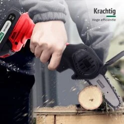 Mardin Mini Kettingzaag - Snoeizaag - Kettingzaag - Kettingzaag Electrisch Met 2 Accu - Inclusief Koffer - 1 Extra Accu - Rood -Tuingereedschap Winkel 1200x1200 255
