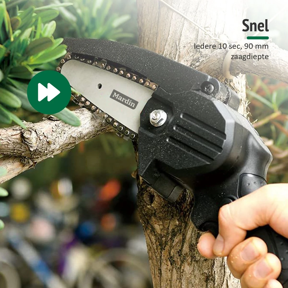 Mardin Mini Kettingzaag Accessoires Set - Snoeizaag - Kettingzaag - Kettingzaag Electrisch - 2x Ketting Plus X2 Zaagblad 8 Mardin Mini Kettingzaag Accessoires Set - Snoeizaag - Kettingzaag - Kettingzaag Electrisch - 2x Ketting Plus X2 Zaagblad - Afbeelding 6