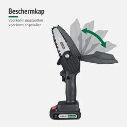 Mardin Mini Kettingzaag - Snoeizaag - Kettingzaag - Kettingzaag Electrisch Met 2 Accu - Inclusief Koffer - 1 Extra Accu - Zwart -Tuingereedschap Winkel 1200x1200 331