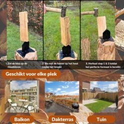 Miseru Houtklover – Geen Bijl Nodig – No Axe - Houtsplijter – Houtkliever – HANDMADE In Holland - Houtklover Voor Aanmaakhout – Metaal 17 Miseru Houtklover – Geen Bijl Nodig – No Axe - Houtsplijter – Houtkliever – HANDMADE In Holland - Houtklover Voor Aanmaakhout – Metaal -Tuingereedschap Winkel 1200x1200 339
