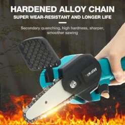 Merkloos Mini Accu Kettingzaag - 4 Inch Elektrische Boomzaag - Handkettingzaag - Met 2 Accu En 1 Oplader - Voor Tuinboom Ranch Bomen Snijden Hout- Blauw 33 Merkloos Mini Accu Kettingzaag - 4 Inch Elektrische Boomzaag - Handkettingzaag - Met 2 Accu En 1 Oplader - Voor Tuinboom Ranch Bomen Snijden Hout- Blauw -Tuingereedschap Winkel 1200x1200 412