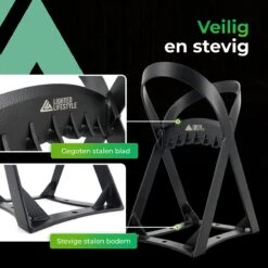 Lighted Lifestyle™| Houtklover Voor Aanmaakhout Incl. Kloofhamer - Houtsplijter - Houtkliever - Snel Haardhout - Gietijzer - Incl. Schroeven -Tuingereedschap Winkel 1200x1200 427