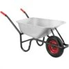 Gardebruk Kruiwagen 100L - Luchtband - 250kg Draagkracht Zilver -Tuingereedschap Winkel 1200x1200 458