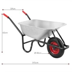 Gardebruk Kruiwagen 100L - Luchtband - 250kg Draagkracht Zilver 17 Gardebruk Kruiwagen 100L - Luchtband - 250kg Draagkracht Zilver -Tuingereedschap Winkel 1200x1200 459