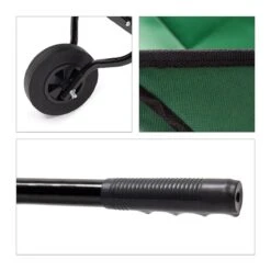 Relaxdays Kruiwagen Opvouwbaar - Inklapbare Tuinwagen - Vouwkruiwagen - Groen - 50 L -Tuingereedschap Winkel 1200x1200 499