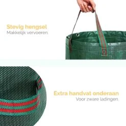 Goliving Tuinafvalzak - Set Van 2- Tuinafvalzakken Opvouwbaar - Tuinzak - Tuinafvalemmer - 2x 280 Liter - Groen 17 Goliving Tuinafvalzak - Set Van 2- Tuinafvalzakken Opvouwbaar - Tuinzak - Tuinafvalemmer - 2x 280 Liter - Groen -Tuingereedschap Winkel 1200x1200 522