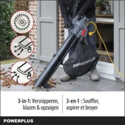 Powerplus POWEG9013 Elektrische Bladblazer - Bladzuiger En -versnipperaar - 3300W - Blazen - Zuigen - Versnipperen - Incl. 40L Opvangzak 12 Powerplus POWEG9013 Elektrische Bladblazer - Bladzuiger En -versnipperaar - 3300W - Blazen - Zuigen - Versnipperen - Incl. 40L Opvangzak -Tuingereedschap Winkel 1200x1200 526