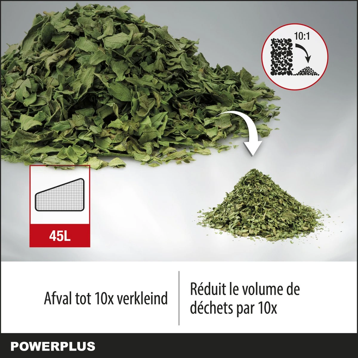 Powerplus POWEG9013 Elektrische Bladblazer - Bladzuiger En -versnipperaar - 3300W - Blazen - Zuigen - Versnipperen - Incl. 40L Opvangzak 8 Powerplus POWEG9013 Elektrische Bladblazer - Bladzuiger En -versnipperaar - 3300W - Blazen - Zuigen - Versnipperen - Incl. 40L Opvangzak - Afbeelding 6