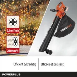 Powerplus Dual Power POWDPG75270 Bladblazer - Bladzuiger En -versnipperaar - Brushless - Blazen - Zuigen - Versnipperen - Excl. Accu En Lader - Incl. Opvangzak 45L -Tuingereedschap Winkel 1200x1200 544