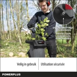 Powerplus POWEG5011 Elektrische Hakselaar Versnipperaar - 2400W - Max. Ø40mm - Incl. Duwstok, Wielen En 50L Opvangzak - Heggen, Bomen En Haag - Tuinonderhoud -Tuingereedschap Winkel 1200x1200 560