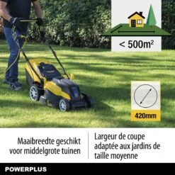 Powerplus POWXG6281 Elektrische Grasmaaier - Grasmachine Voor Middelgrote En Grote Tuin - 2000W - Maaibreedte 420mm - Verstelbare Maaihoogte - Mulching Functie - Incl. 40L Opvangbak 13 Powerplus POWXG6281 Elektrische Grasmaaier - Grasmachine Voor Middelgrote En Grote Tuin - 2000W - Maaibreedte 420mm - Verstelbare Maaihoogte - Mulching Functie - Incl. 40L Opvangbak -Tuingereedschap Winkel 1200x1200 572