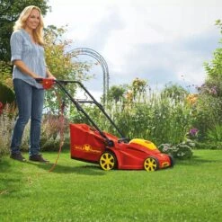 WOLF-Garten A 340 E Elektrische Grasmaaier - 1400 W - 34 Cm Maaibreedte - 30 Liter Opvangbak - Centrale Hoogte-instelling -Tuingereedschap Winkel 1200x1200 650