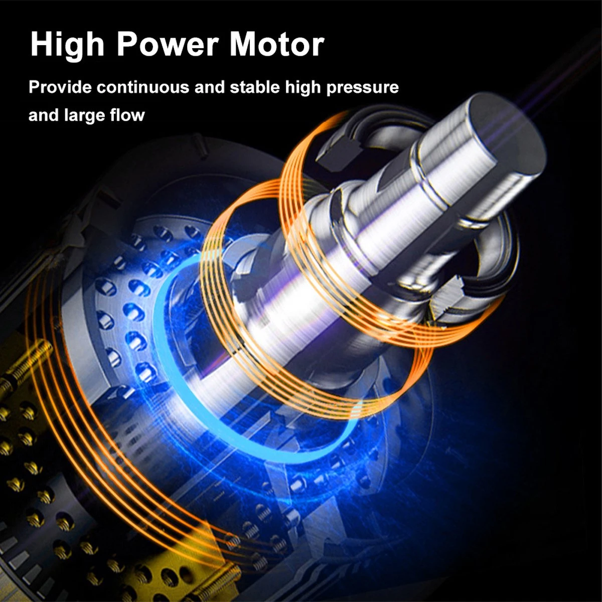 Merkloos Elektrische Accu-Hogedrukreiniger - 1.2mpa - Multifunctioneel Mondstuk - Draagbaar Oplaadbaar Snoerloos - Reinigingsspuitpistool - Met Rijke Accessoires - Voor Auto, Tuin, Terras, Raam - Zwart 6 Merkloos Elektrische Accu-Hogedrukreiniger - 1.2mpa - Multifunctioneel Mondstuk - Draagbaar Oplaadbaar Snoerloos - Reinigingsspuitpistool - Met Rijke Accessoires - Voor Auto, Tuin, Terras, Raam - Zwart - Afbeelding 4