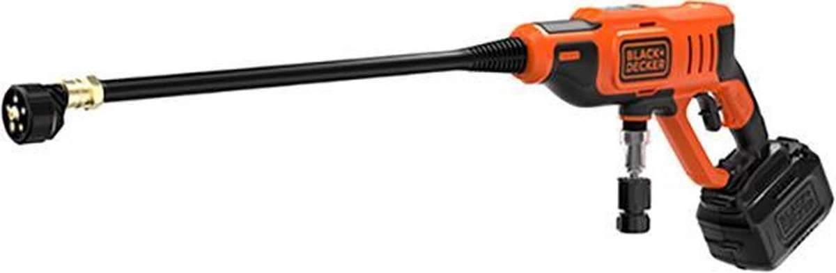 Black & Decker BLACK+DECKER BCPC18D1-QW Hogedrukreiniger - 18V - Incl. Accu En Lader 4 Black & Decker BLACK+DECKER BCPC18D1-QW Hogedrukreiniger - 18V - Incl. Accu En Lader - Afbeelding 2