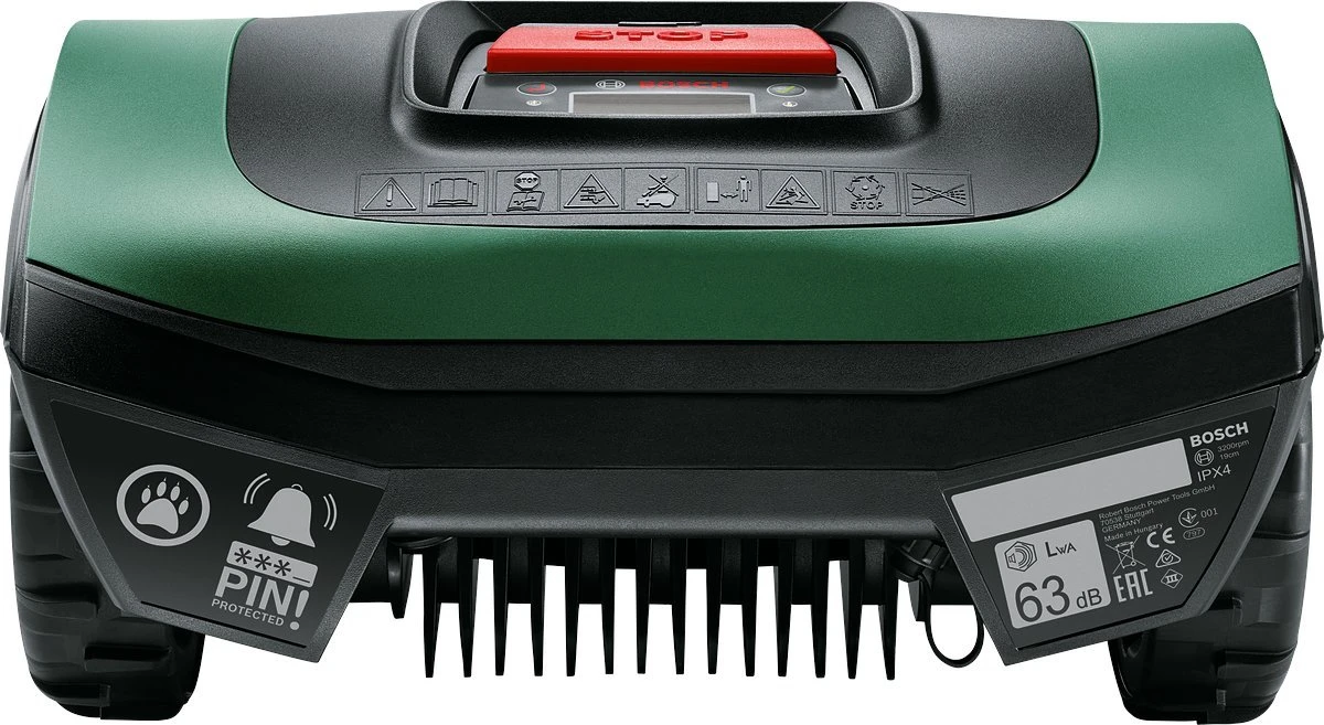 Bosch Indego S+ 500 Robotmaaier - Voor Gazons Tot 500 M2 - Incl. Laadstation En Accessoires - Connected 4 Bosch Indego S+ 500 Robotmaaier - Voor Gazons Tot 500 M2 - Incl. Laadstation En Accessoires - Connected - Afbeelding 2