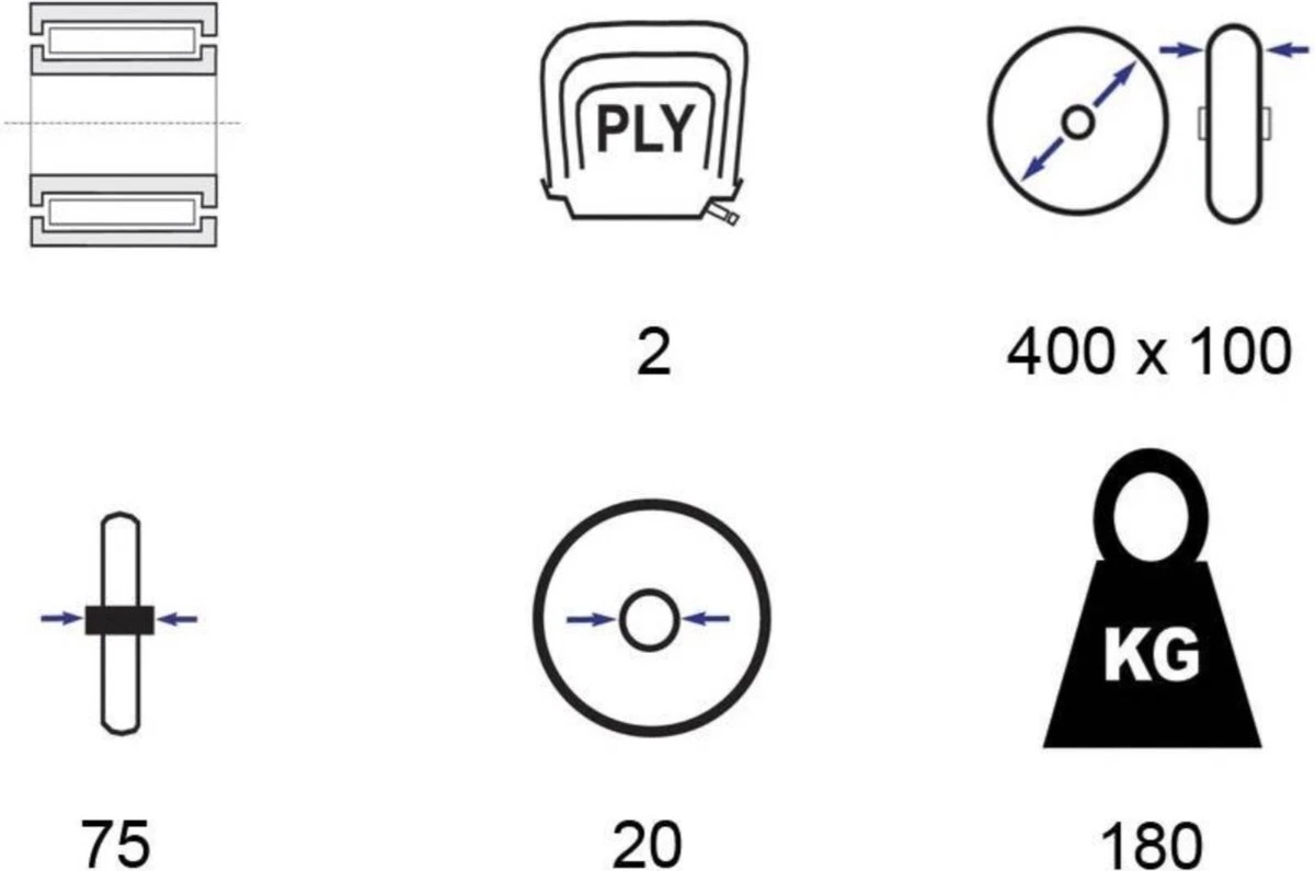 Kruiwagen Wiel 4.00 - 8 Luchtband Lijnprofiel - Asdiameter 20mm 16 Kruiwagen Wiel 4.00 - 8 Luchtband Lijnprofiel - Asdiameter 20mm - Afbeelding 14