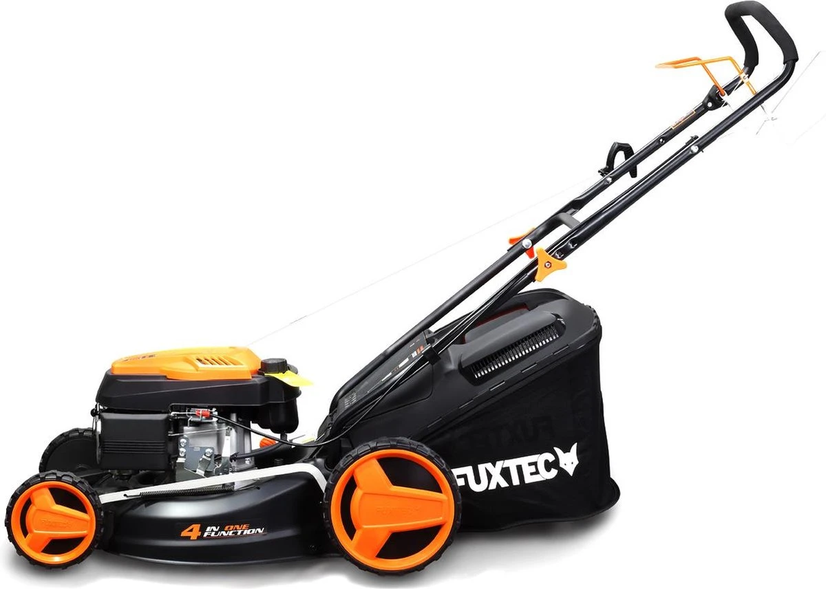 FUXTEC Grasmaaier Benzine - 46cm - Zelfrijdend / Zelftrekkend / Achterwielaandrijving - Mulchfunctie - Opvangbak 50L - FX-RM4646 12 FUXTEC Grasmaaier Benzine - 46cm - Zelfrijdend / Zelftrekkend / Achterwielaandrijving - Mulchfunctie - Opvangbak 50L - FX-RM4646 - Afbeelding 10