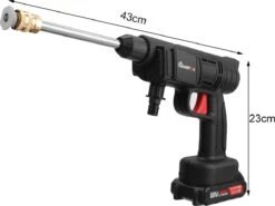 Merkloos Elektrische Accu-Hogedrukreiniger - 1.2mpa - Multifunctioneel Mondstuk - Draagbaar Oplaadbaar Snoerloos - Reinigingsspuitpistool - Met Rijke Accessoires - Voor Auto, Tuin, Terras, Raam - Zwart 21 Merkloos Elektrische Accu-Hogedrukreiniger - 1.2mpa - Multifunctioneel Mondstuk - Draagbaar Oplaadbaar Snoerloos - Reinigingsspuitpistool - Met Rijke Accessoires - Voor Auto, Tuin, Terras, Raam - Zwart -Tuingereedschap Winkel 1200x899 22