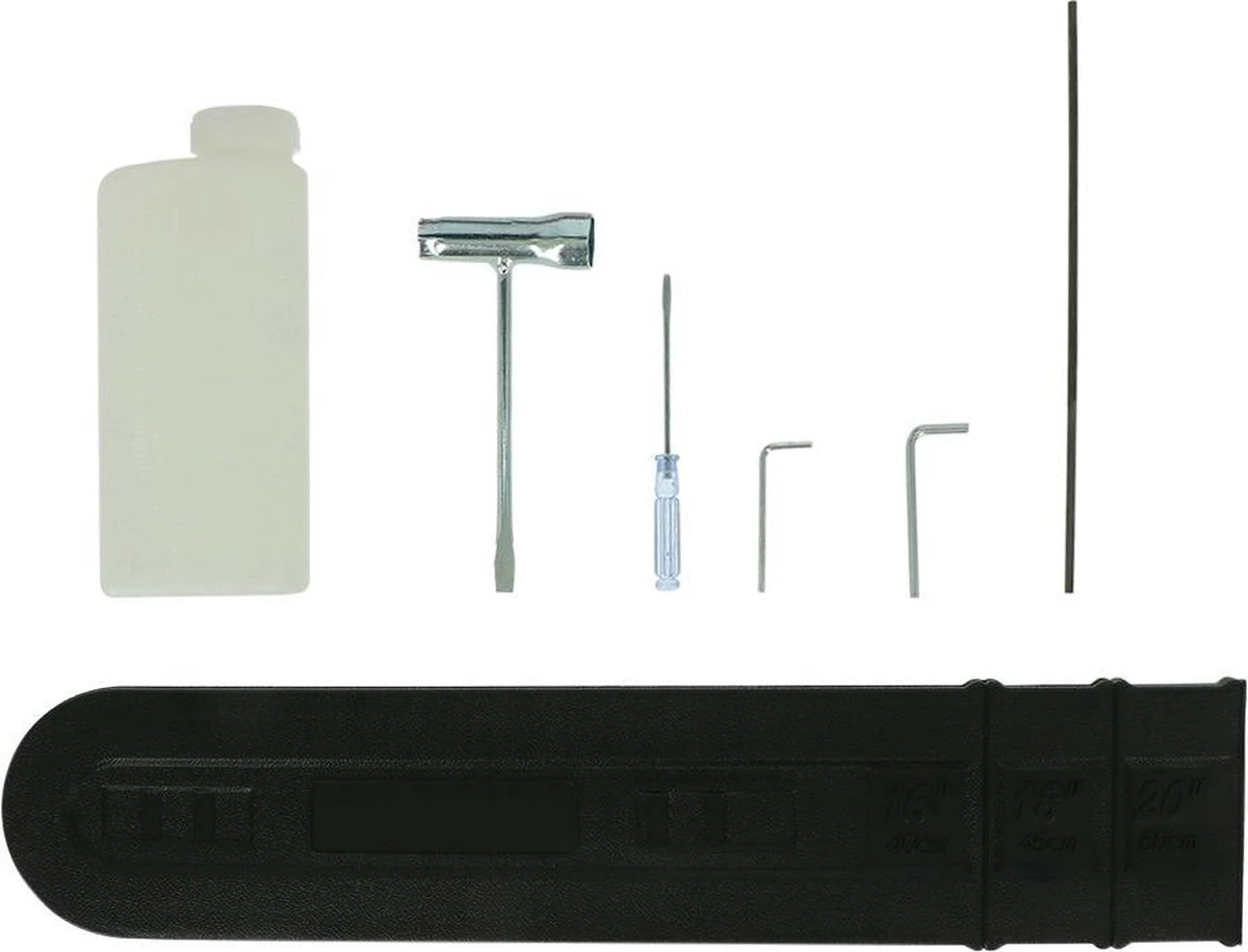 Borg Premium Benzine Kettingzaag 58 Cc - 3.4 PK Vermogen - 50 Cm Zwaard 4 Borg Premium Benzine Kettingzaag 58 Cc - 3.4 PK Vermogen - 50 Cm Zwaard - Afbeelding 2