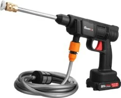 Merkloos Elektrische Accu-Hogedrukreiniger - 1.2mpa - Multifunctioneel Mondstuk - Draagbaar Oplaadbaar Snoerloos - Reinigingsspuitpistool - Met Rijke Accessoires - Voor Auto, Tuin, Terras, Raam - Zwart 25 Merkloos Elektrische Accu-Hogedrukreiniger - 1.2mpa - Multifunctioneel Mondstuk - Draagbaar Oplaadbaar Snoerloos - Reinigingsspuitpistool - Met Rijke Accessoires - Voor Auto, Tuin, Terras, Raam - Zwart -Tuingereedschap Winkel 1200x976 3